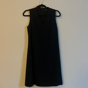J. Crew 365 Black Crepe Shift Dress